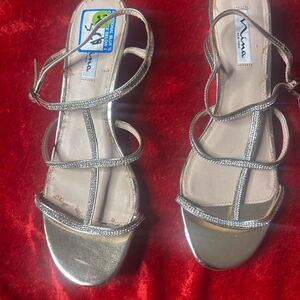 Nina Women's Silver Sandals